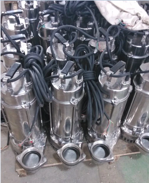 Stainless Steel Sewage Submersible Pump V1500f (WQ25-7-1.5)