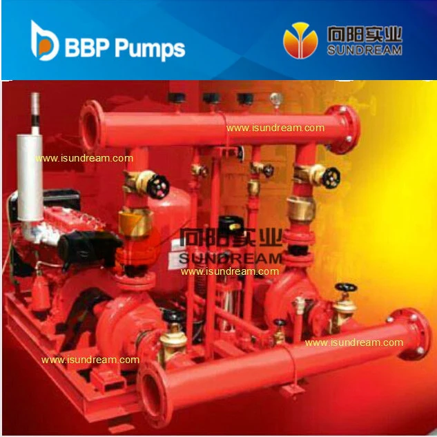 UL/FM Listed Diesel Engine Driven Fire Fighting Centrifugal Water Pump