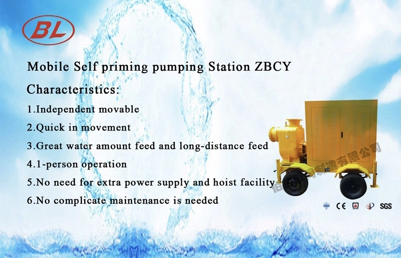 Sewage Treatment Self Priming Pump with Vacuum Assisted System